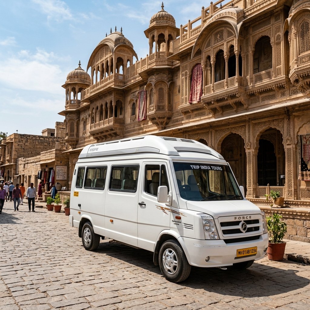 Tempo Traveller for Family Trip in Rajasthan