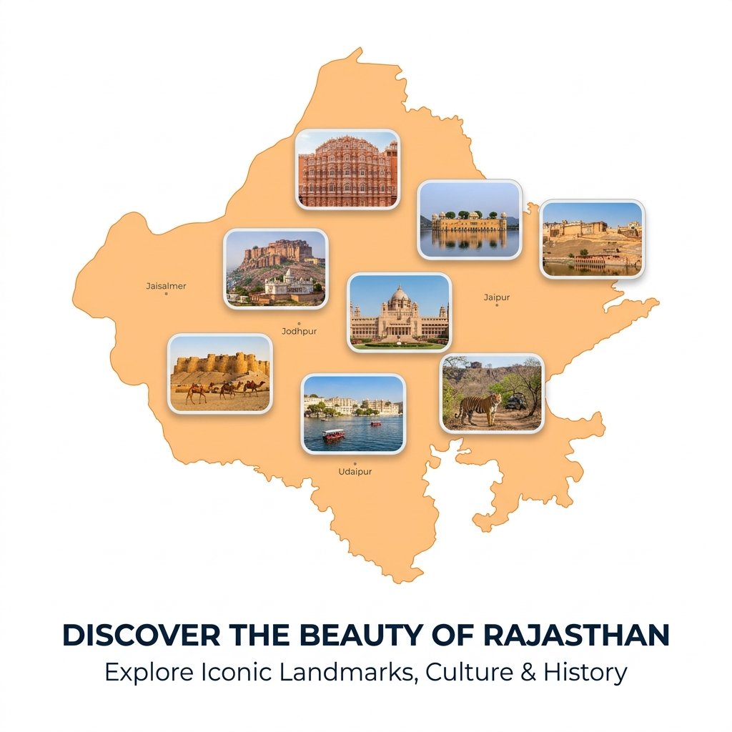 Rajasthan Map Landmarks