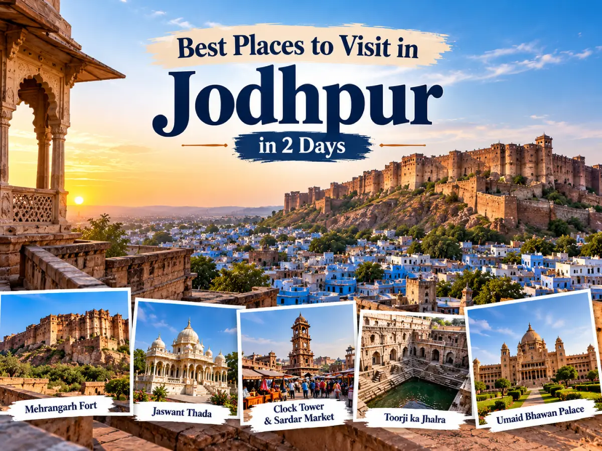 Best Places to Visit in Jodhpur in 2 Days: Complete Travel Itinerary and Guide